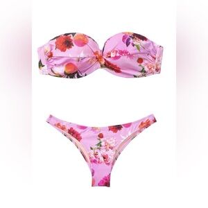 Victoria's Secret Floral Pink pink 1 time use